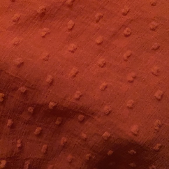 🌸NWOT Cute Coral/pink Color layered Crop Top - Picture 6 of 7